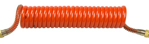 Luftslang spiral röd L=4m m16 diam=70mm
